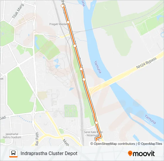 318STL Bus Line Map