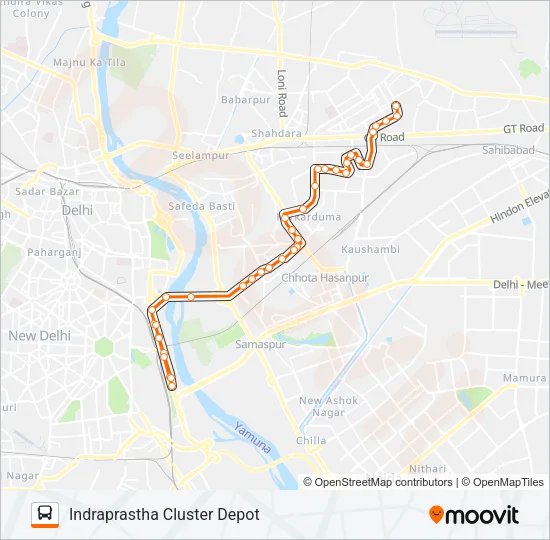 340STL Bus Line Map