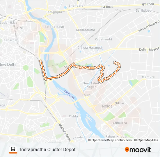 378STL Bus Line Map