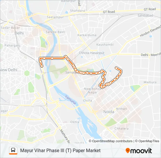378STL Bus Line Map