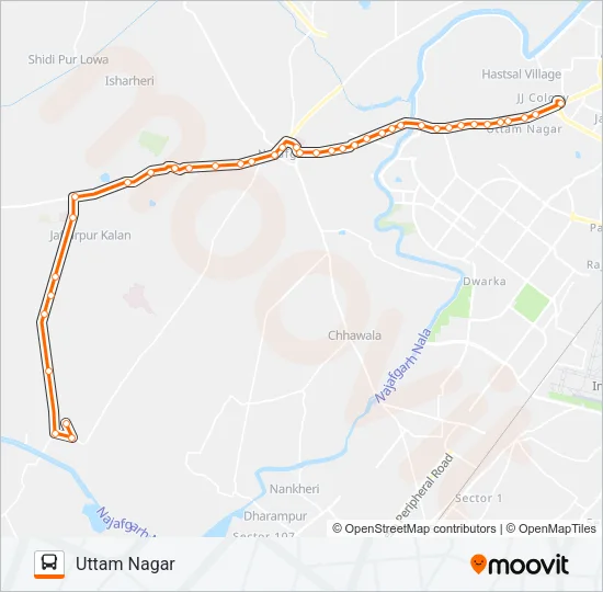 628STL Bus Line Map
