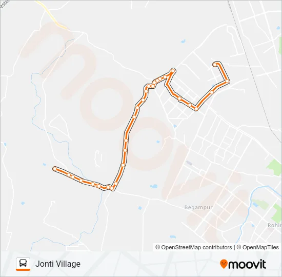 741STL Bus Line Map
