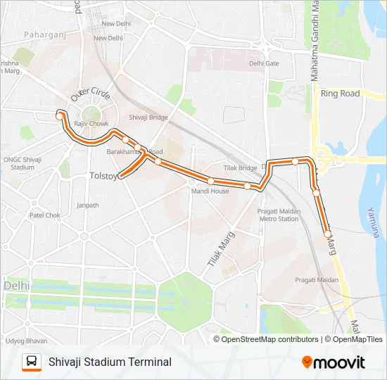859STL Bus Line Map