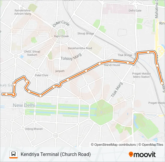 944STL Bus Line Map