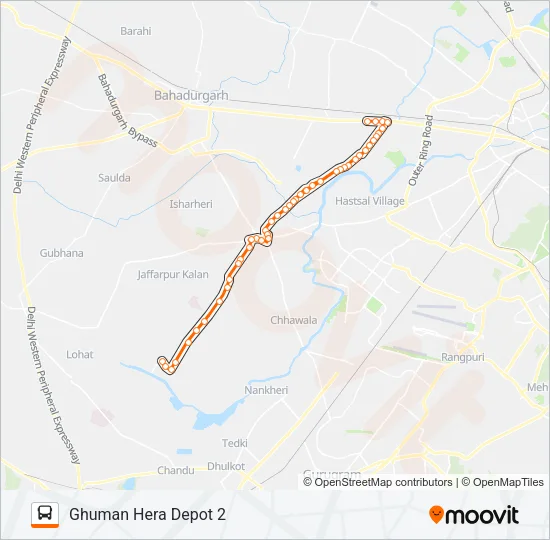 567BSTL Bus Line Map