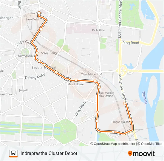 859LSTL Bus Line Map