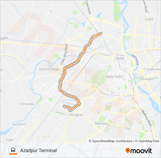 AIR-05 Bus Line Map