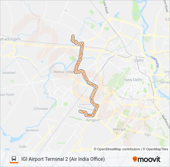 AIR-06 Bus Line Map