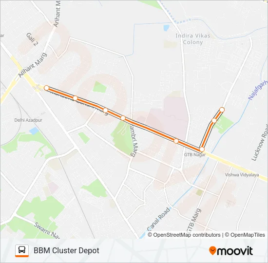 AIR-05STL Bus Line Map