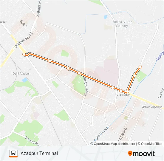 AIR-05STL Bus Line Map