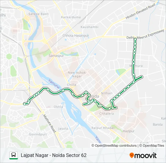 323 Bus Line Map