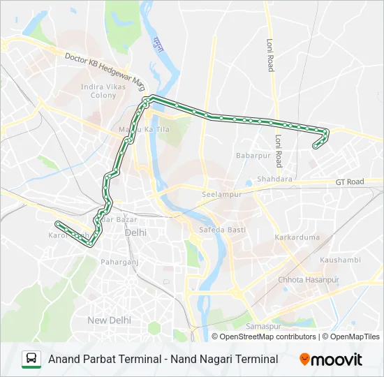 212 Bus Line Map
