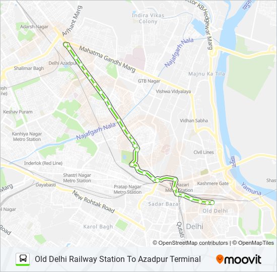 116 Route Schedules Stops Maps Azadpur Terminal Updated 