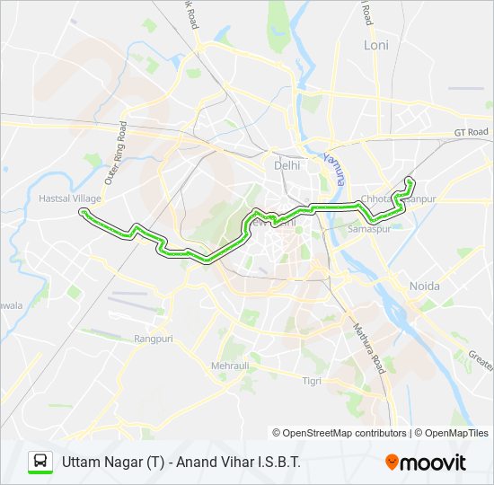 0740 bus Line Map