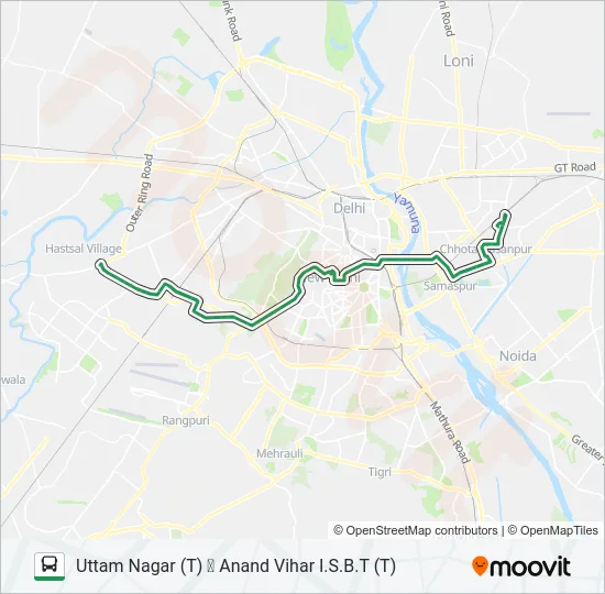 0740 Bus Line Map