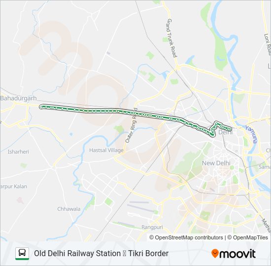 Tikri Border Delhi Map 0926 Route: Schedules, Stops & Maps - Tikri Border (Updated)