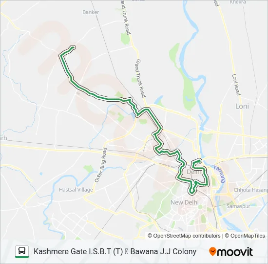 012 Bus Line Map
