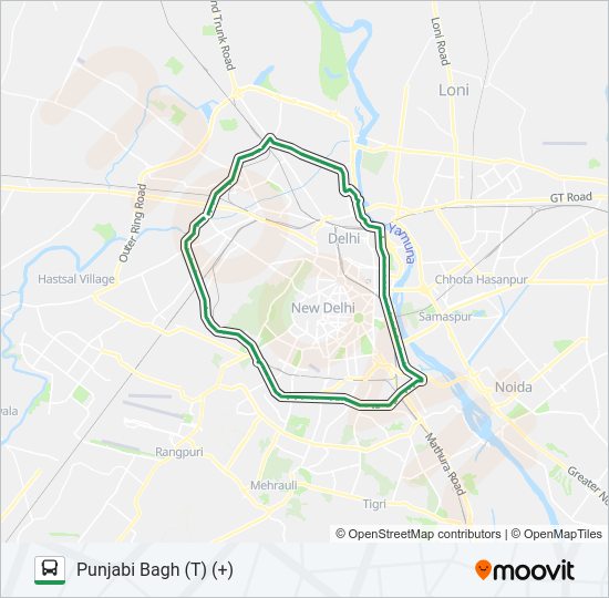 Punjabi Bagh Delhi Map 0Tms Route: Schedules, Stops & Maps - Punjabi Bagh Terminal (Updated)