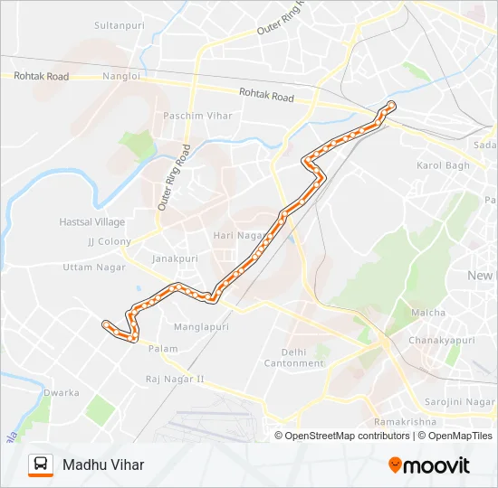 778 Bus Line Map