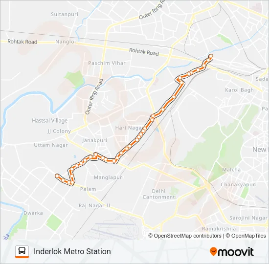 778 Bus Line Map