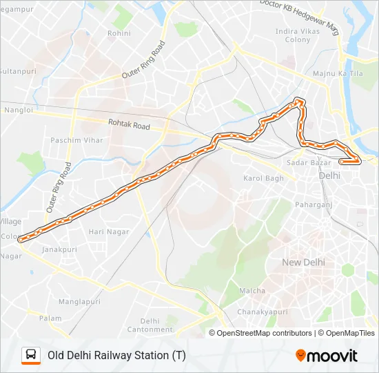 816 Bus Line Map