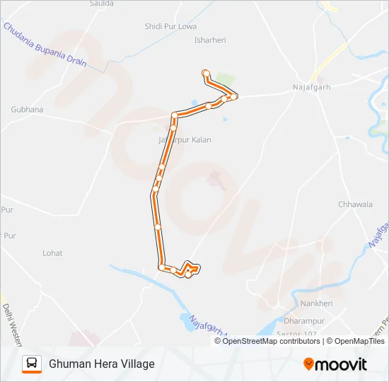 850STL Bus Line Map