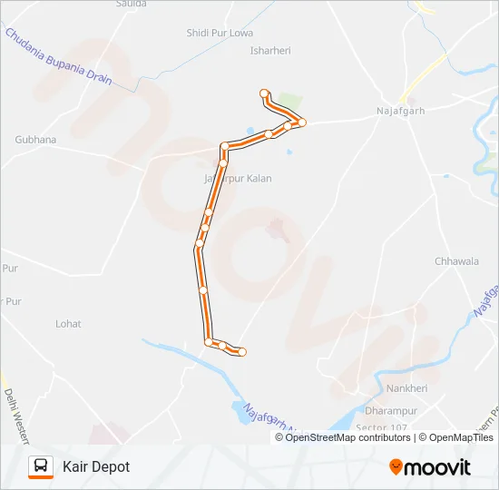 850STL Bus Line Map