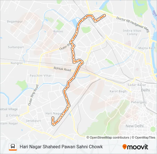 891 Bus Line Map