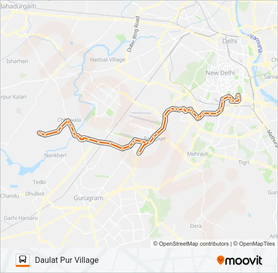 745 Bus Line Map