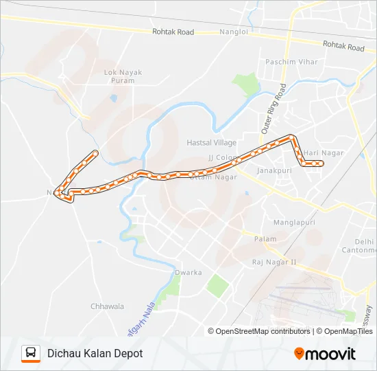 891STL Bus Line Map