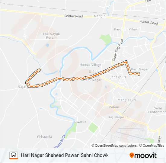 891STL Bus Line Map