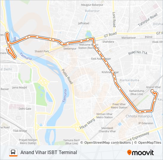 Mumbai To Delhi Bus Route Map Gl23 Route: Schedules, Stops & Maps - Anand Vihar Isbt Terminal (Updated)