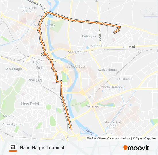 261 Bus Line Map