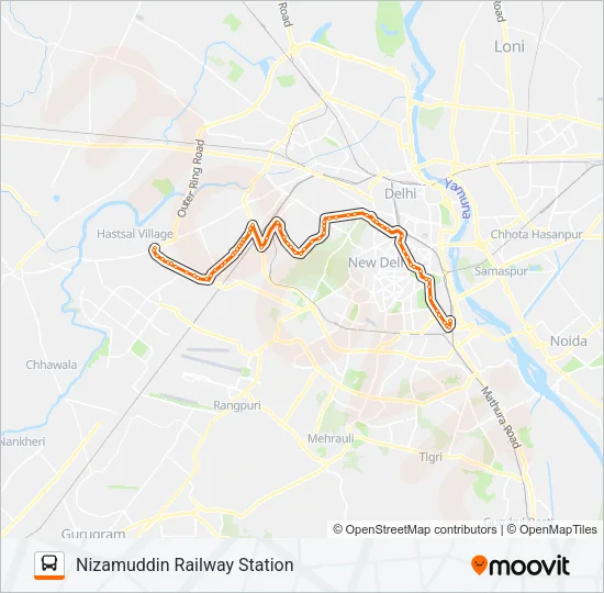 893 Bus Line Map