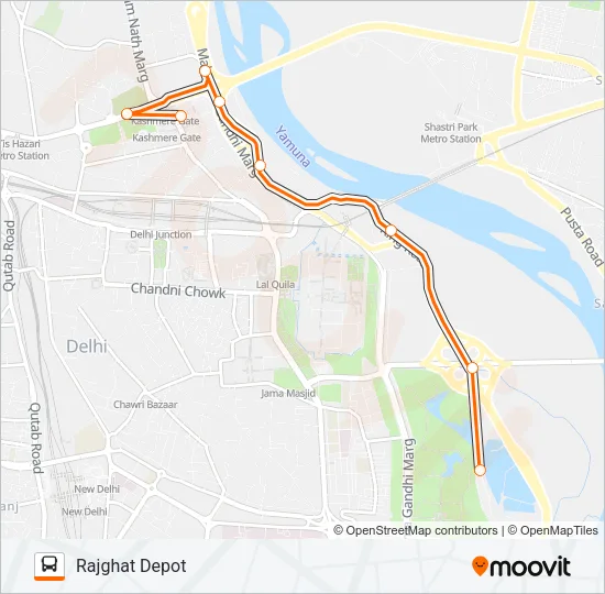 205LSTL Bus Line Map