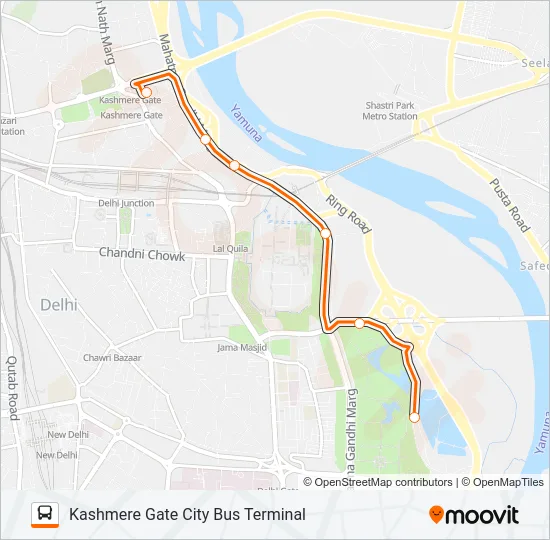 205LSTL Bus Line Map
