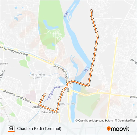 258STL Bus Line Map