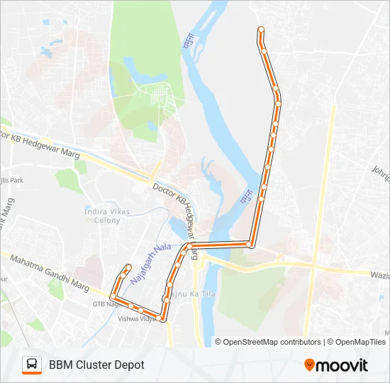 258STL Bus Line Map