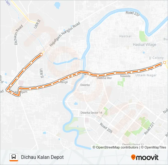 824STL Bus Line Map