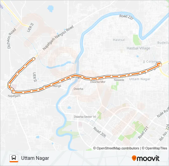 824STL Bus Line Map