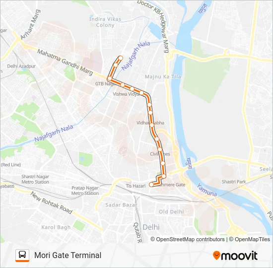 185LSTL Bus Line Map