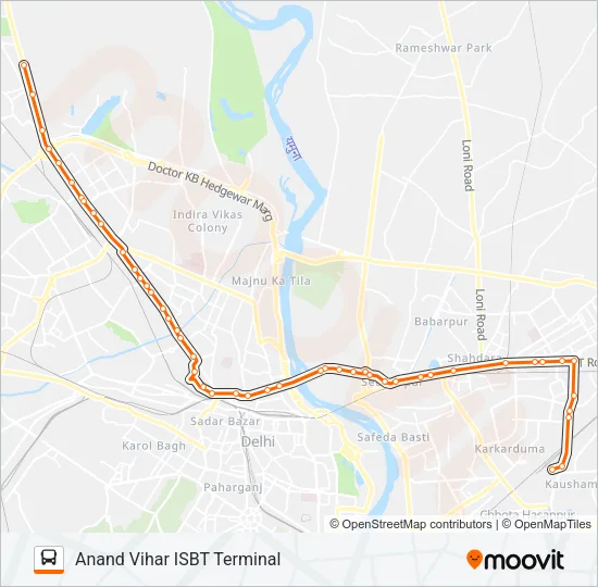 125EXT Bus Line Map