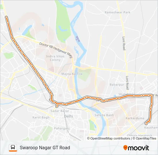 125EXT Bus Line Map