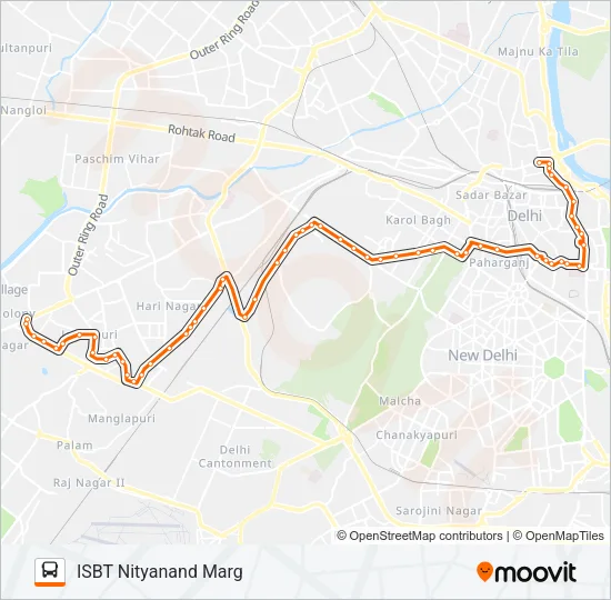 807A Bus Line Map