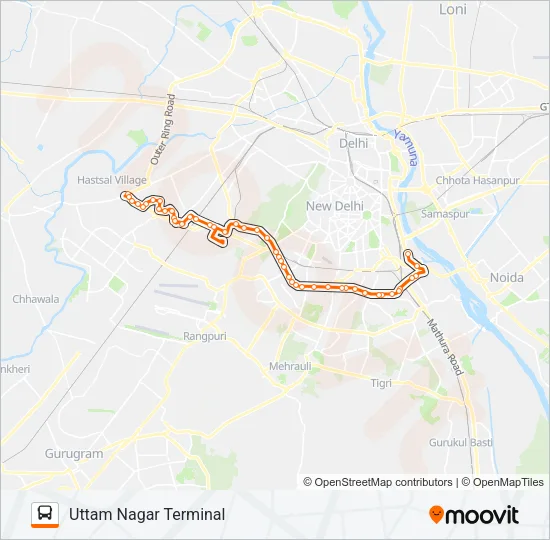 711 Bus Line Map
