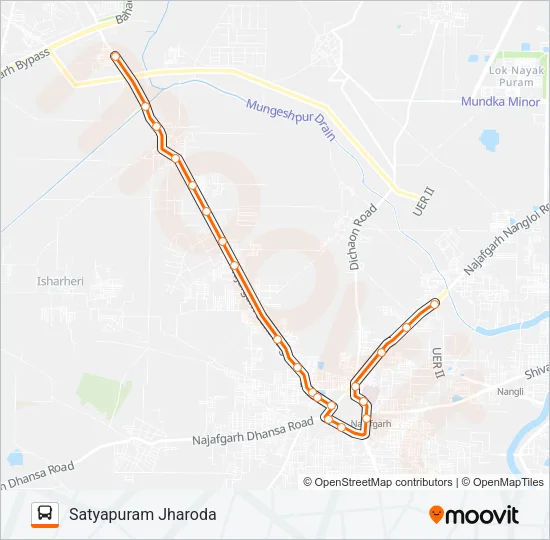 825STL Bus Line Map