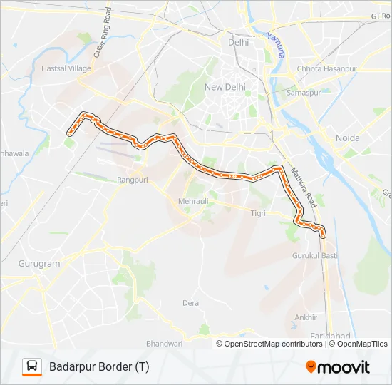 774 Bus Line Map