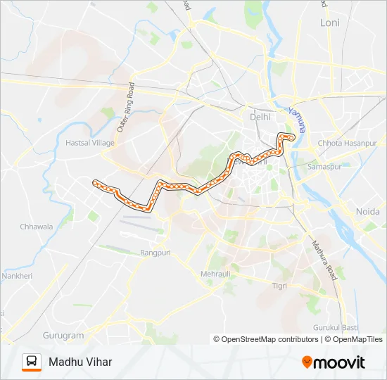 770A Bus Line Map