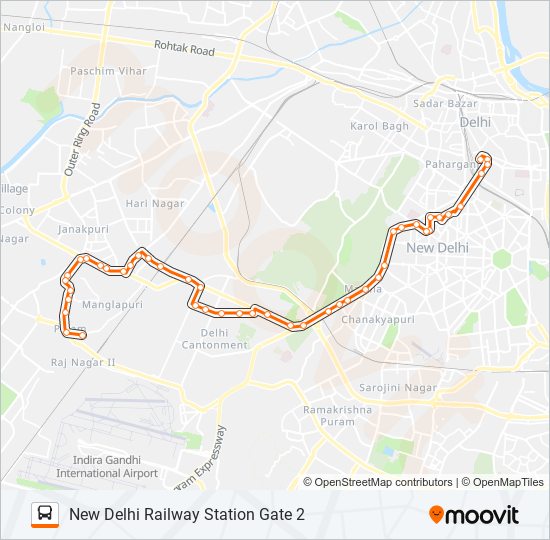 Route To New Delhi Railway Station Rl77 Route: Schedules, Stops & Maps - New Delhi Railway Station Gate 2  (Updated)