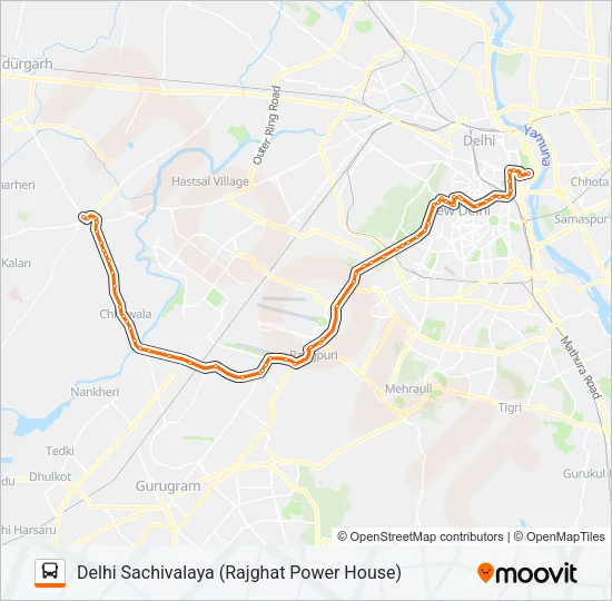 790 Bus Line Map